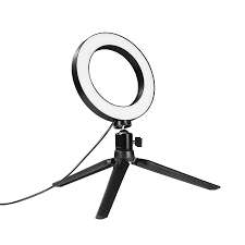 26CM Dimmable LED Tik Tok Ring Light With dekstop StandMakeup Phone Camera Selfie