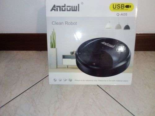 WHITE ANDOWL Floor Vacuum Cleaner Rechargeable Smart Cleaning