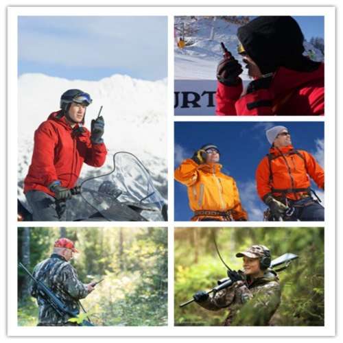 2PCS Walkie Talkie Baofeng BF-888S 16CH UHF 400-470MHz Baofeng 888S Ham Radio HF Transceiver Amador