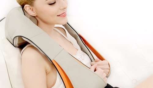 Global Vlotage 4 Buttons Upgraded Kneading Neck Back Waist Electric Massager Office Relax