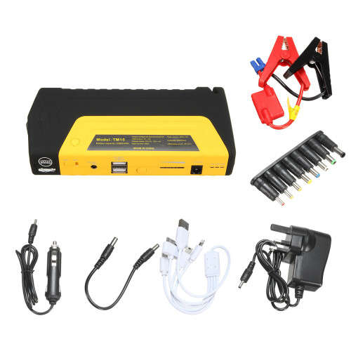Multi-Function Car Rechargeable Battery Charger/Car Jump Starter 50800mAh Power Bank TM15