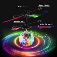 Flying Ball RC Infrared Induction Helicopter Ball  Shining Colorful LED