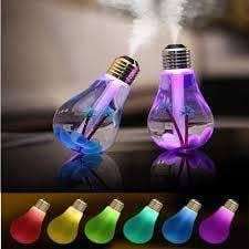 Colorful USB Light Bulb Humidifier Air Purifier Diffuser Atomizer