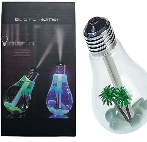 Colorful USB Light Bulb Humidifier Air Purifier Diffuser Atomizer