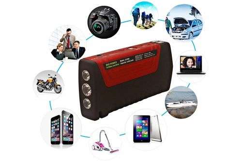 Multi-Function Car Rechargeable Battery Jump Starter Power Bank