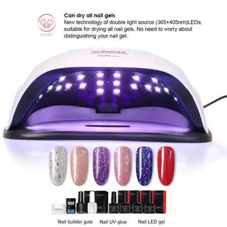 168W High Power Nail Lamp UV LED Lamp Manicure Nail Lamps 168W Nail Dryer 42 Leds Infrared Sensor