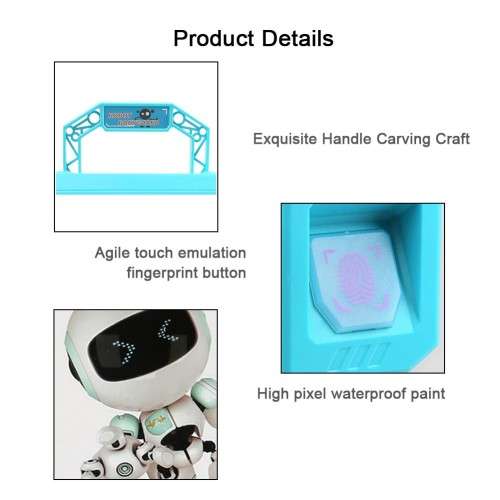 Piggy Bank Money Box Cash Coin Electronic Fingerprint ATM Password Coin Money Saving Box Jar Storage