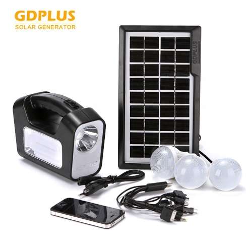 PORTABLE SOLAR LIGHTING SYSTEM GD PLUS GD-9 NEW GDLITE