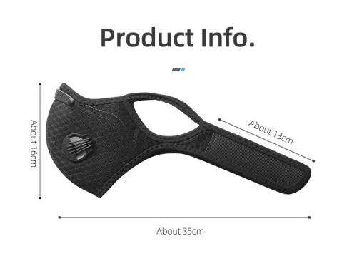 Face Mask Filter KN95 Anit-fog Breathable Dustproof Bicycle double Respirator Sports Protection Dust