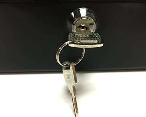 metal cash box Locking Medium Steel Cash Box with Money Tray,Lock Box.