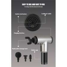 Deep Tissue Fascial Muscle Vibrating Massage Gun (ONLY SILVER COLOR)