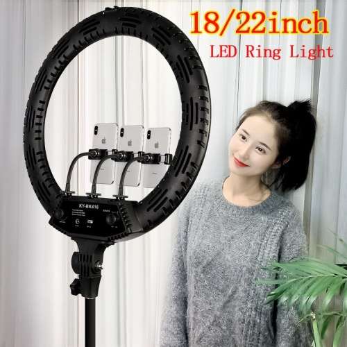 18inch LED photography ring lights 416leds 65w dimmable studio ringlight whith usb / and remote