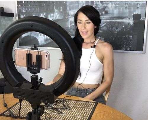 12-INCH RING LIGHT DIMMABLE BI-COLOR LED RING LIGHT &TRIPOD STUDIO ANNULAR LAMP PHOTOGRAPHY LIGHTING