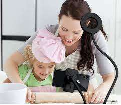 Selfie Ring Light with Cell Phone Holder Stand for Live