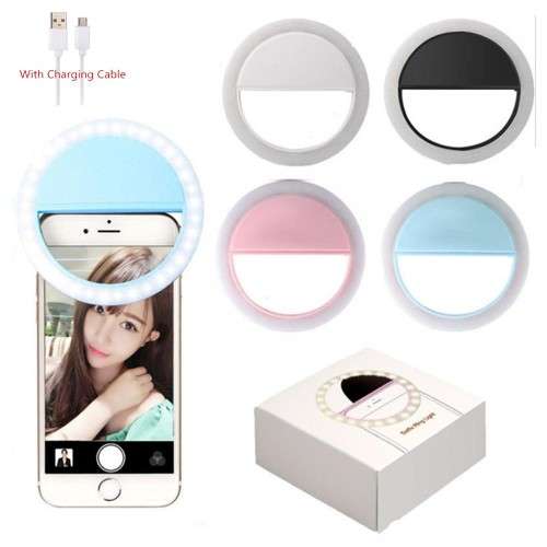 Selfie Portable Led Camera Phone Photography Ring Light Enhancing Photograph