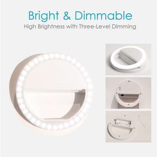 Selfie Portable Led Camera Phone Photography Ring Light Enhancing Photograph
