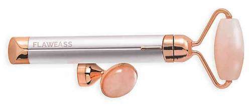 Finishing Touch Flawless Contour Vibrating Facial Roller And Massager W/ 2 heads