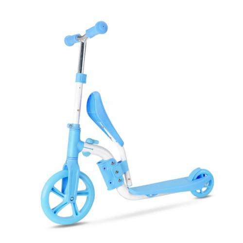 Scooter for Kids Children with Folding Seat 2-in-1 Adjustable Kick Scooter Skateboard Walker Balance