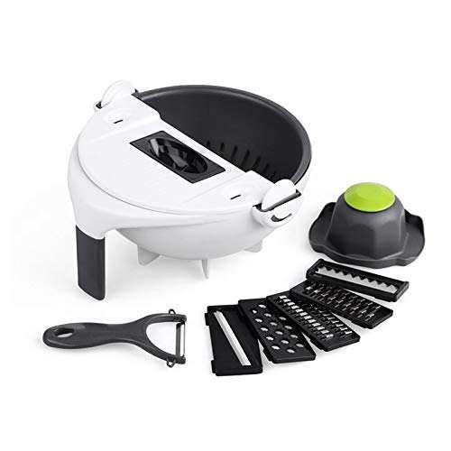 Multifunction Kitchen Wet Basket Vegetable Cutter With Drain Basket