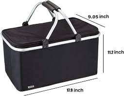 folding picnic basket