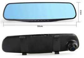 Rearview Mirror Dual Channel DVR Camera Recorder Dash Cam