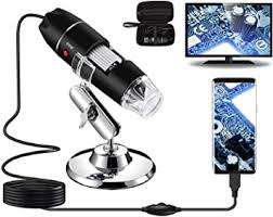 1000X Magnifier HD 03MP Image Sensor 3 in 1 USB Digital Microscope with 8 LED and Professional Stand