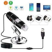 1000X Magnifier HD 03MP Image Sensor 3 in 1 USB Digital Microscope with 8 LED and Professional Stand