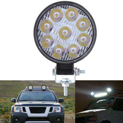 27W Round 9 LED Work Light Spot Beam Lamp For Jeep Offroad Truck SUV Tractor 4x4 price for 1