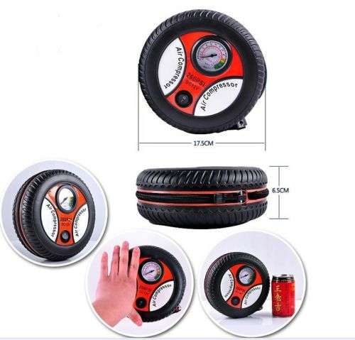 multi-fuction 12V Portable Air Compressor and Tire Inflator 260PSI Auto Electric Car Pump