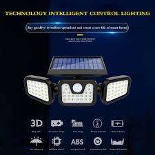 30W 100LED Solar Light Outdoor IP65 Waterproof Sunlight For Outdoor Garden Security Night Wall Split