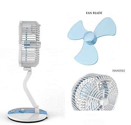 Rechargeable Multifunction Folding fan with LED light