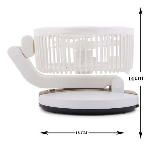 Rechargeable Multifunction Folding fan with LED light