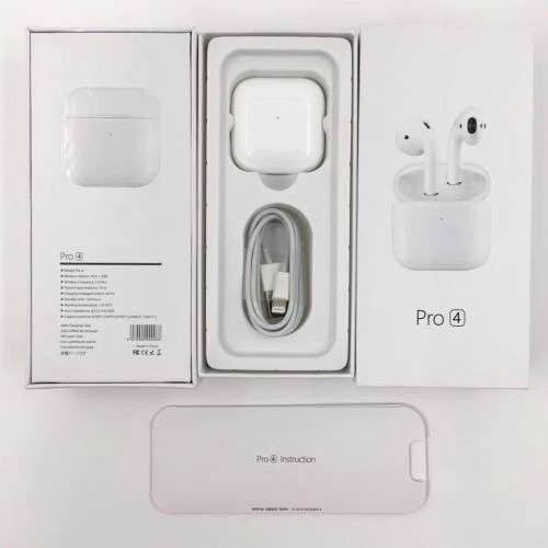 Airpods Pro 4 Wireless Bluetooth Earphones Bluetooth Headset (new version)