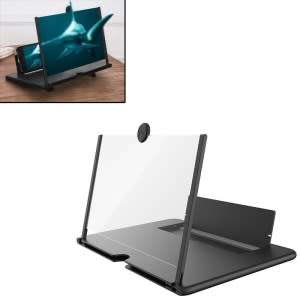 12``Screen 3D video amplifier enlarged screen Magnifier Projector portable home cinema