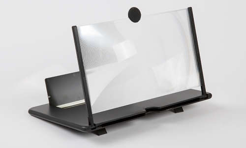 12``Screen 3D video amplifier enlarged screen Magnifier Projector portable home cinema