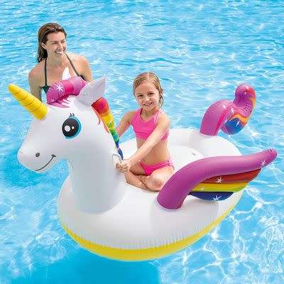 Intex - Enchanted Unicorn Ride-On, 78``L x 55``W x 38``H(198cm x 140cm x 97cm), One Piece,Individual
