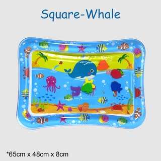 Baby infant Water Play Mat Tummy Time Cushion Inflatable Patted Playmat Stimulation Growth