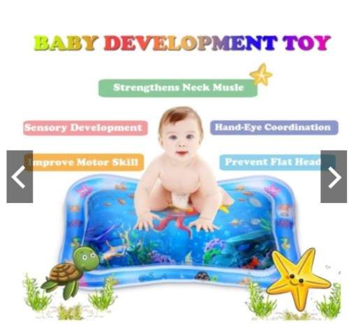 Baby infant Water Play Mat Tummy Time Cushion Inflatable Patted Playmat Stimulation Growth