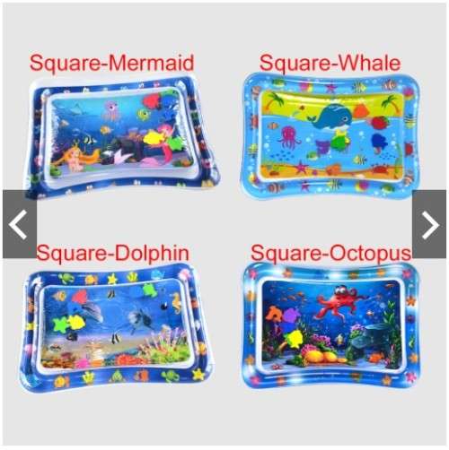 Baby infant Water Play Mat Tummy Time Cushion Inflatable Patted Playmat Stimulation Growth