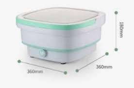 220V Portable Folding Laundry Ultrasoni Semi-automatic Clothes Washing Machine Bucket