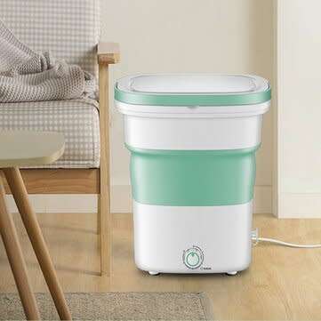220V Portable Folding Laundry Ultrasoni Semi-automatic Clothes Washing Machine Bucket