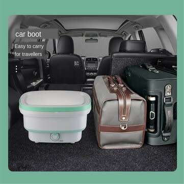 220V Portable Folding Laundry Ultrasoni Semi-automatic Clothes Washing Machine Bucket