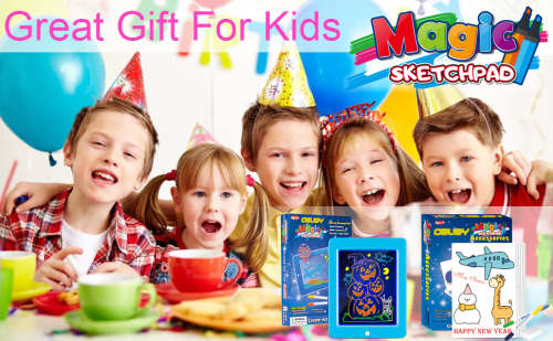 Magic Pad Illuminated Drawing Magic Sketchpad - Light up Drawing Pad - Create Art That Glows