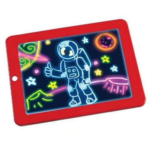 Magic Pad Illuminated Drawing Magic Sketchpad - Light up Drawing Pad - Create Art That Glows