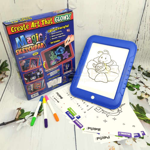 Magic Pad Illuminated Drawing Magic Sketchpad - Light up Drawing Pad - Create Art That Glows