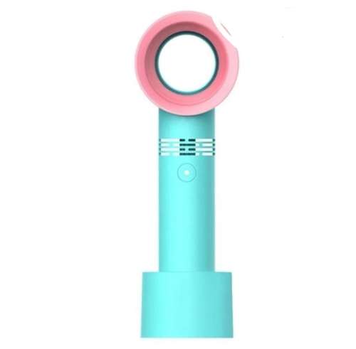 Portable Fan USB Rechargeable Bladeless Fan Handheld Mini Cooler No Leaf Handy Fan With 3speed