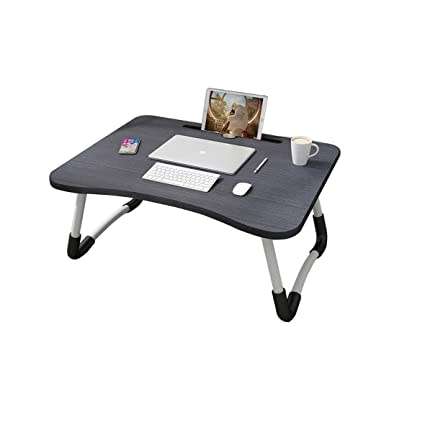 Portable Laptop Table with Cup and Tablet Holder