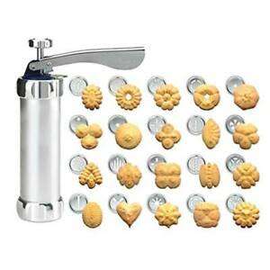 20 Pcs Chip Cookie Extruder Press Machine Biscuit Maker Cake Making Decorating Gun Kitchen Tools Set