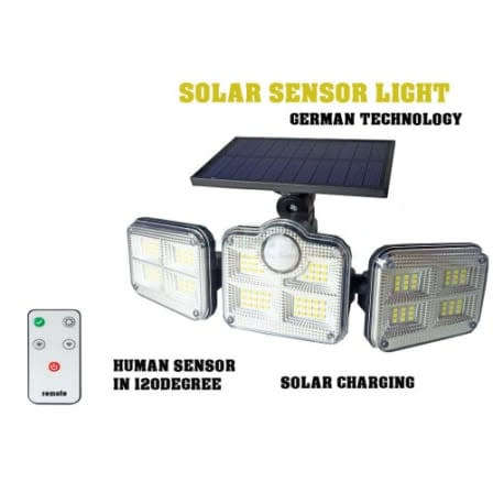 Solar Sensor Light 30watts German Technology with remote