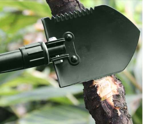 Mini Folding Shovel Multi-function Portable Shovel With Compass Excavation Spade Garden Outdoor